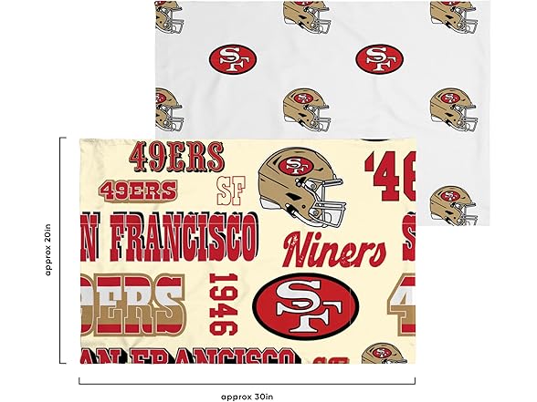 SAN FRANCISCO 49ERS Retro Bed in a Bag Full Set