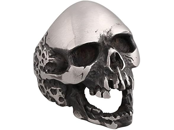 4ZOM Dead Walking Solid Death Skull Ring