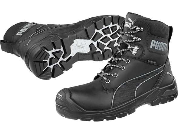 Puma 630905-07.5-200 7.5 PUMA Men's Conquest Black