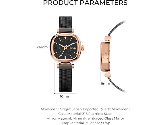 TOTWOO Classic Ladies Watch