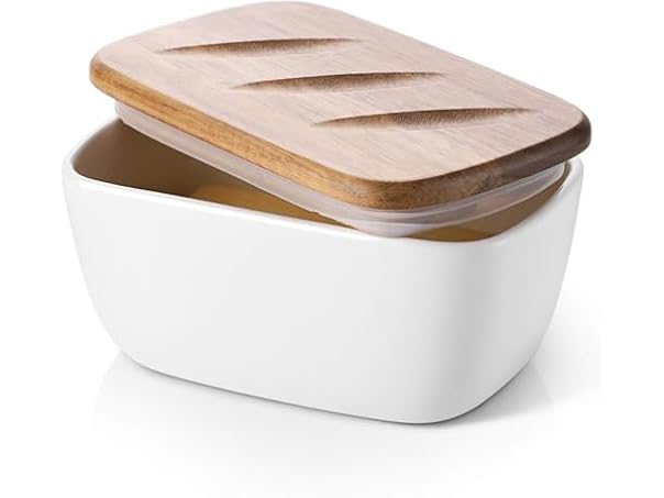 $8.99, Was $16.99, 47% Off! DOWAN 6.5" Large Butter Dish dealfomo