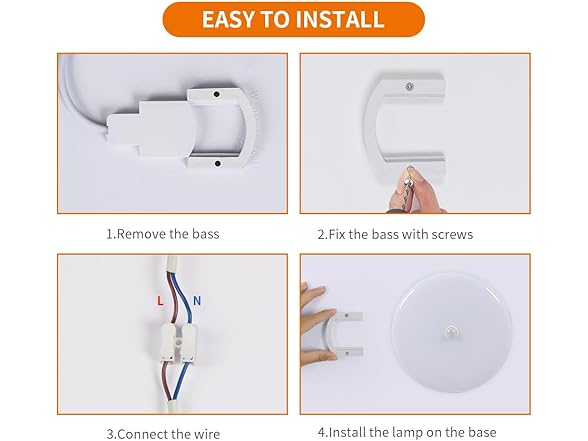 DELIPOP Motion Sensor Ceiling Light
