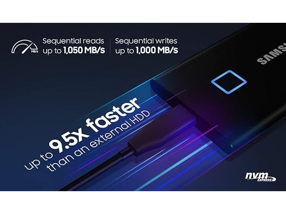 Samsung SSD T7 Portable External 1TB