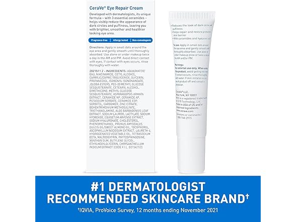 CeraVe Eye Repair Cream 0.5 Ounce