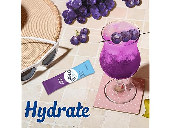 Crystal Light Drink Mix, 6 Pitcher Packets Grape