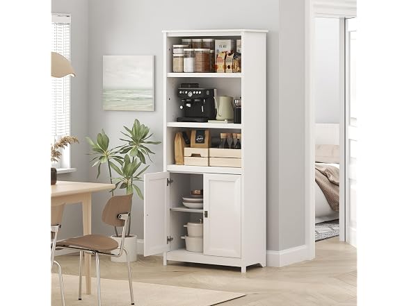 Furinno Robin 3-Tier Pantry 2 Doors