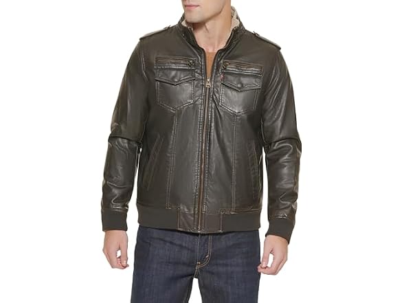 Levi's Men's (2XL) Men's Vintage Deer Faux Leather