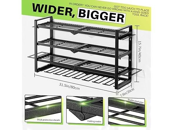 Garage Storage Cordless Tool Organizer