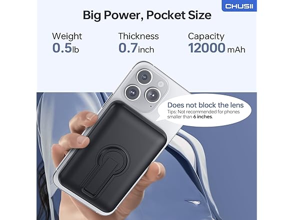 CHUSII W0765 Wireless Power Bank