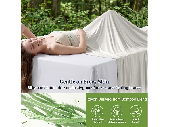 PHF Light Grey Cooling Blanket Queen 90"x90"