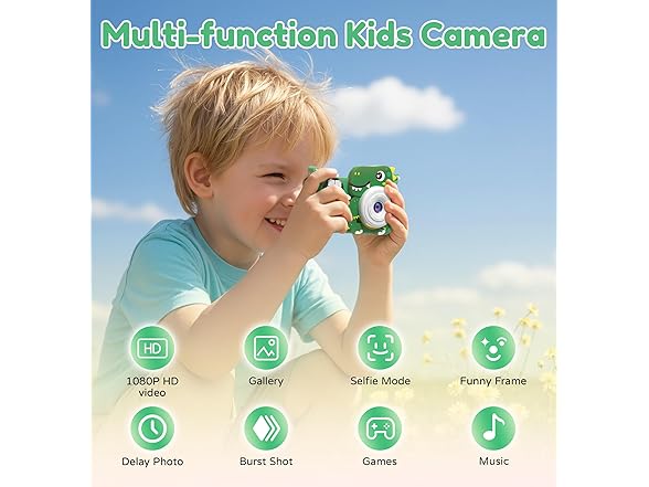 KIDWILL Kids Camera with Tripod
