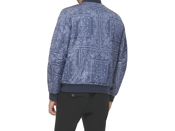 Levis Mens MA1 Bomber Blue Bandana (S)
