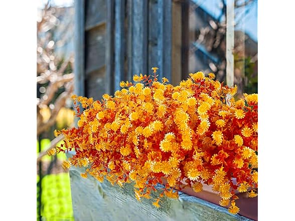 Grunyia 12 Bundles Artificial Fall Flowers