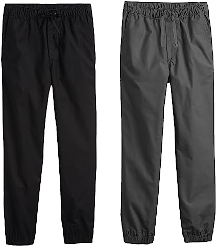 2PK Toddler's Classic Twill Joggers