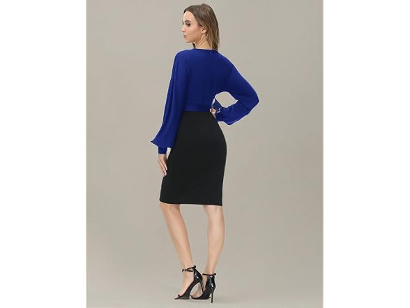 Grace Karin Women (L) Pencil Midi Long Daily Dress