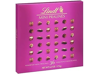 $7.99, Was $16.0687, 50% Off! Lindt Mini Pralines Assorted Gift Box 6oz dealfomo