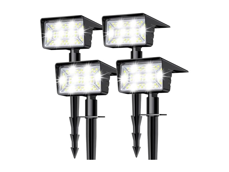 LAMKEEP Solar Spot Lights Outdoor