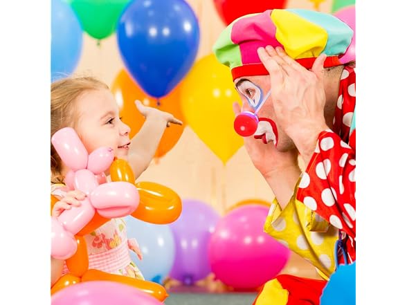 TOYANDONA 5Pcs Light Up Clown Noses (4.5*3.5cm)