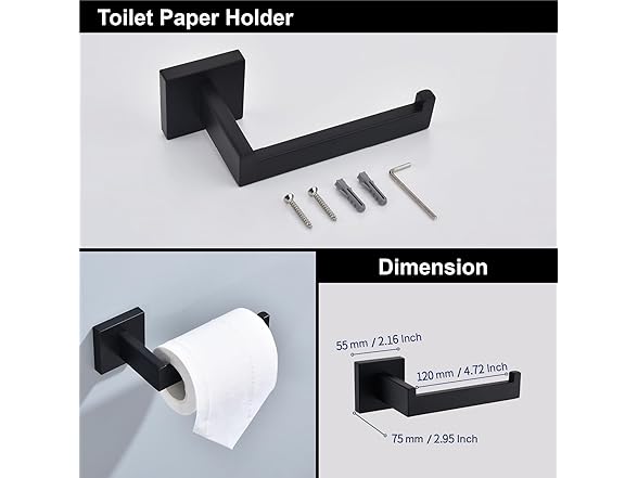 5-Piece Bathroom Hardware Accessory Set
