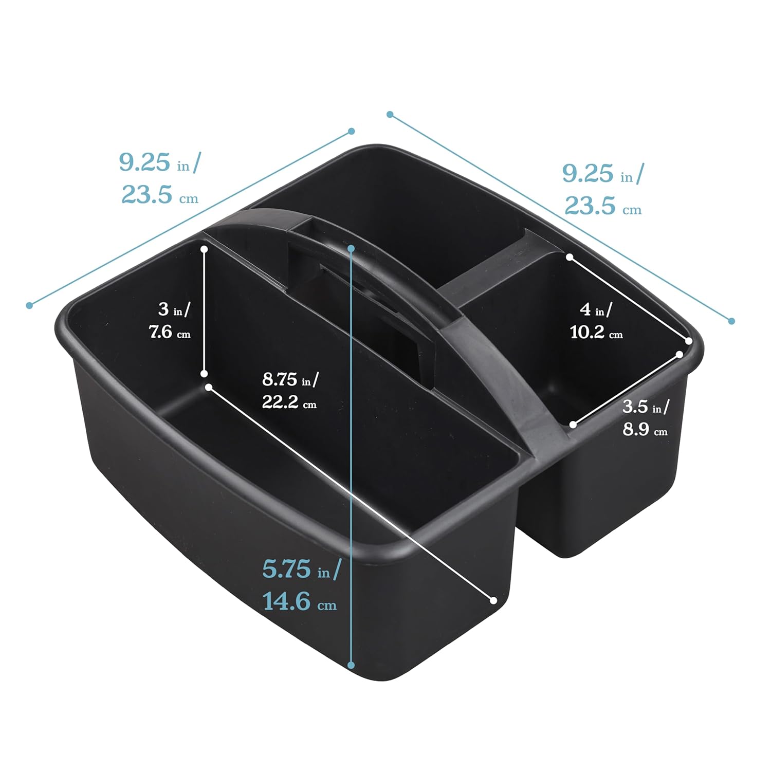 ECR4Kids Black Storage Caddy 6pk - Gallery 11