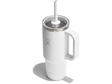 $14.99, Was $34.95, 57% Off! Hydro Flask 24oz Travel Tumbler - White Tonal dealfomo