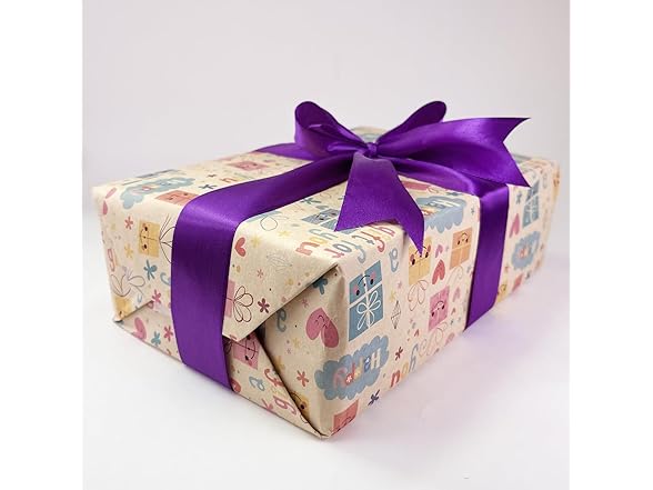 MEYIART 25Yards 1-1/2 inch Wide Purple Satin Ribbon