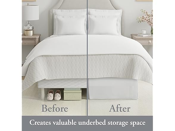 Bed Maker’s Never Lift Your Mattress Bed Skirt
