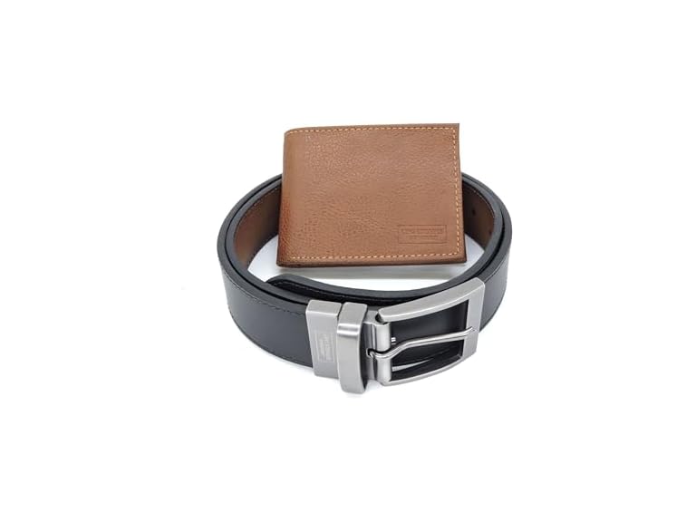 Levi Reversible Leather Belt & Wallet (38)