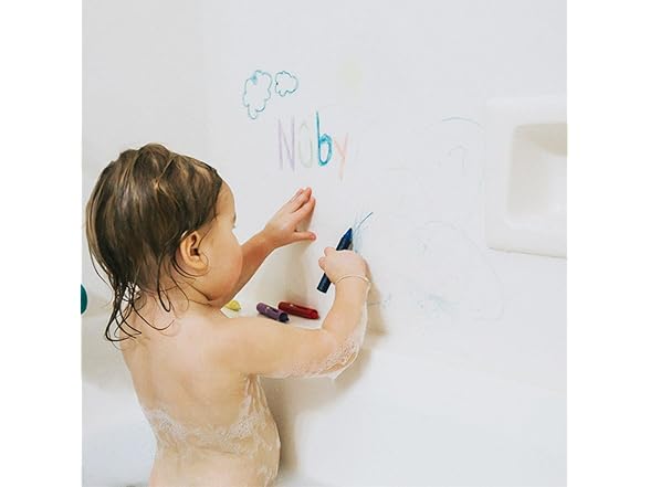 Nuby 5-Pack Easy Clean Bath Time Crayons