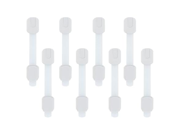 Nuby Multi-Use Child Safety Locks - 8 Pack
