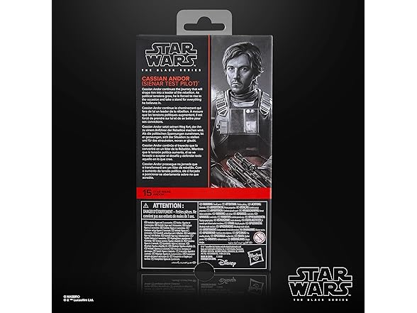 STAR WARS The Black Series Cassian Andor 6 Inch Action Figure