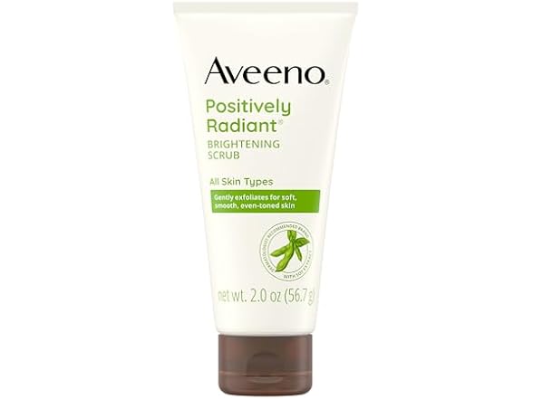 Aveeno Positively Radiant Skin Brightening Exfoliating Daily Facial Scrub
