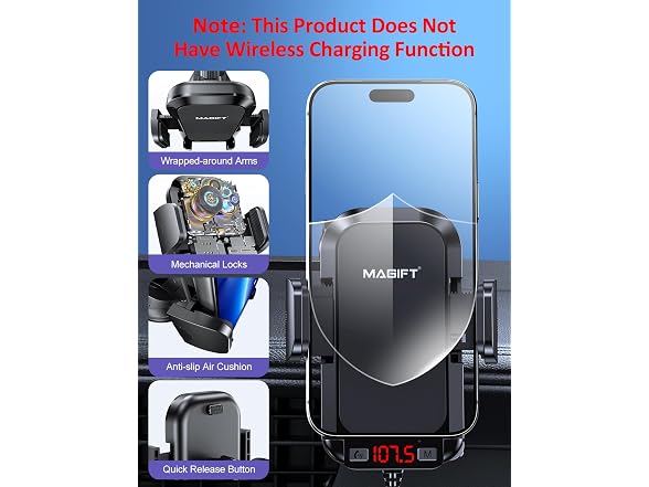 magitt 3-in-1 FM Transmitter BT 48W