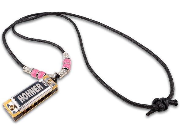 Hohner HOHNER Mini Harmonica Necklace Pink