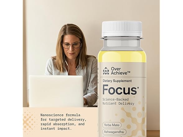 Focus Drink with Yerba Mate & Mushroom 2oz (3pk)