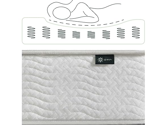 Zinus 10 Inch Foam and Spring Hybrid Matress
