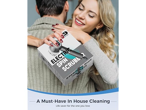 Cordless Electric Spin Scrubber