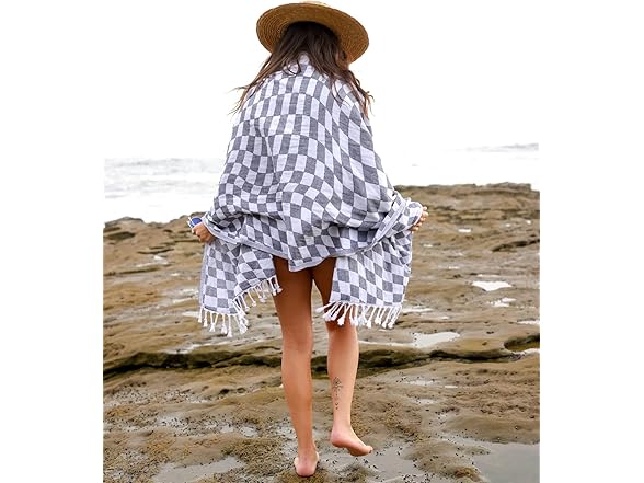 Teema Large Turkish Beach Towel