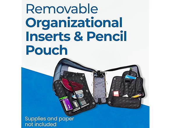 Case-it The Dual 2-in-1 Zipper Binder