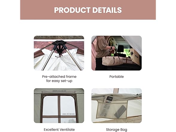 S'more Etana SUV Tent for Camping