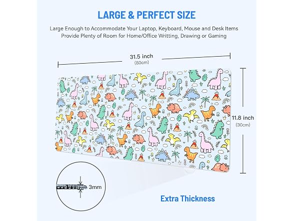 Stanoha Dinosaur Desk Mousepad