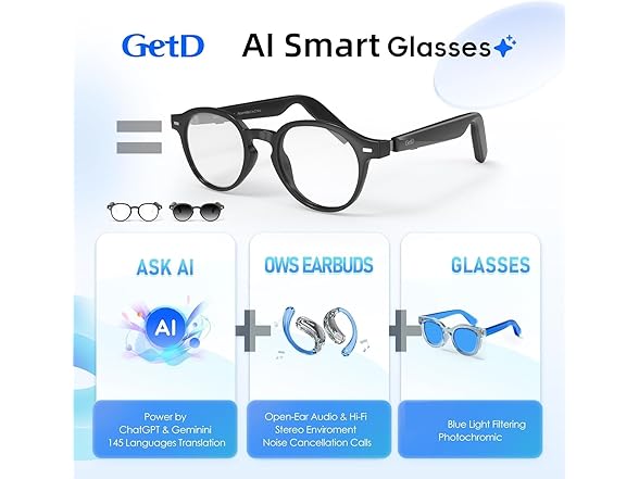 GetD AI Smart Glasses