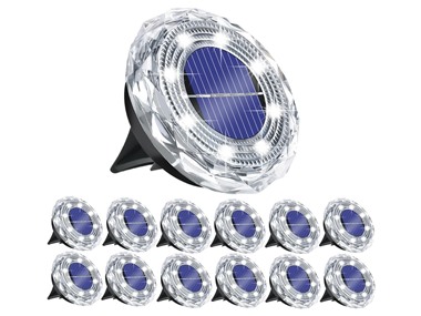 $19.99, Was $59.99, 66% Off! Hakol 12-Pk Solar Ground Light Outdoor Cool White dealfomo