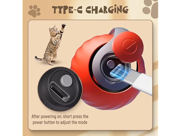 Speedy Toy Cat Toy, 2025 NewUSB Rechargeable 