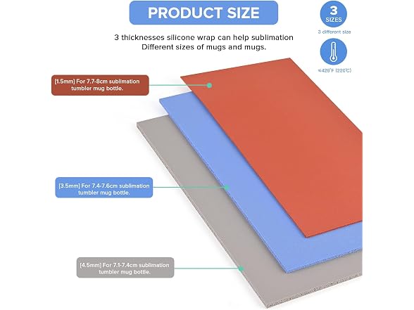 Sublimation Tumbler Wrap , Compatible with