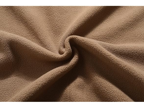 Gimecen Men Lightweight Full Zip Soft Polar Coat