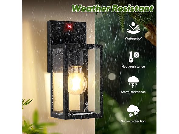 BesLowe 10.6" Upgraded Motion Sensor Outdoor Wall Light
