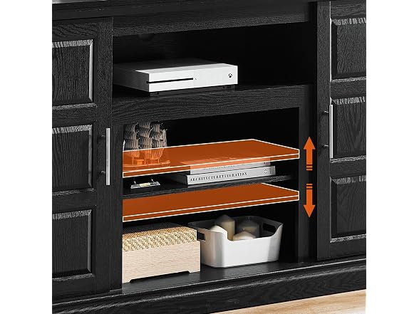 IDEALHOUSE 65" Farmhouse TV Stand, Black