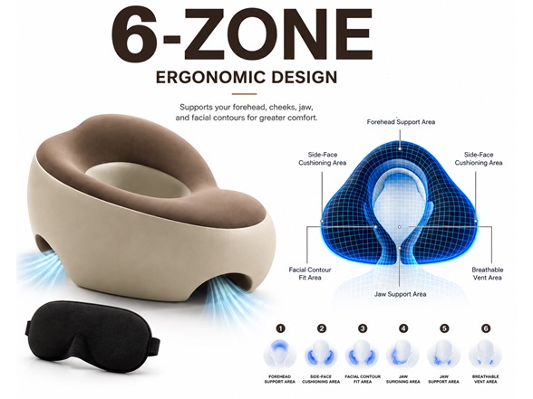 Face Down Desk Nap Pillow