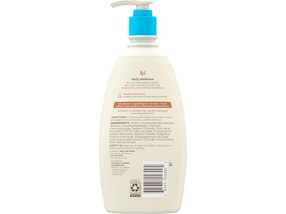 Aveeno Baby Daily Moisture Gentle Body Wash & Shampoo